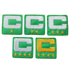 2025 Kelly Green Captain C Patch w/ Stars Iron On Jersey Football Captains Patch Premium Embroidered Stitched