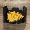 Kansas City Chiefs Full Size Football Helmet Visor Shield Black Dark Tint w/ Clips - PICK LOGO COLOR