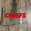 Kansas City Chiefs Full Size Football Helmet Visor Shield Clear w/ Clips - PICK LOGO COLOR