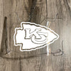 Kansas City Chiefs Full Size Football Helmet Visor Shield Clear w/ Clips - PICK LOGO COLOR