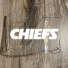 Kansas City Chiefs Full Size Football Helmet Visor Shield Clear w/ Clips - PICK LOGO COLOR