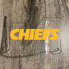 Kansas City Chiefs Full Size Football Helmet Visor Shield Clear w/ Clips - PICK LOGO COLOR