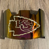 Kansas City Chiefs Full Size Football Helmet Visor Shield Red Iridium Mirror w/ Clips - PICK LOGO COLOR