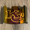 Kansas City Chiefs Full Size Football Helmet Visor Shield Red Iridium Mirror w/ Clips - PICK LOGO COLOR