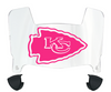 Kansas City Limited Edition Mini Football Helmet Visor Shield w/ Clips - PICK VISOR & LOGO COLOR