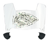 Kansas City Limited Edition Mini Football Helmet Visor Shield w/ Clips - PICK VISOR & LOGO COLOR