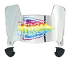 Kansas City Limited Edition Mini Football Helmet Visor Shield w/ Clips - PICK VISOR & LOGO COLOR