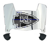 Kansas City Limited Edition Mini Football Helmet Visor Shield w/ Clips - PICK VISOR & LOGO COLOR