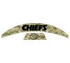 Kansas City Chiefs MIDI Mid Size SpeedFlex Football Helmet Front & Back Bumper Decal Set - Pick Color
