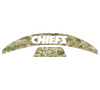 Kansas City Chiefs MIDI Mid Size SpeedFlex Football Helmet Front & Back Bumper Decal Set - Pick Color