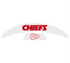 Kansas City Chiefs MIDI Mid Size SpeedFlex Football Helmet Front & Back Bumper Decal Set - Pick Color