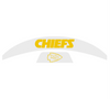 Kansas City Chiefs MIDI Mid Size SpeedFlex Football Helmet Front & Back Bumper Decal Set - Pick Color