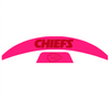 Kansas City Chiefs MIDI Mid Size SpeedFlex Football Helmet Front & Back Bumper Decal Set - Pick Color