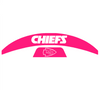 Kansas City Chiefs MIDI Mid Size SpeedFlex Football Helmet Front & Back Bumper Decal Set - Pick Color