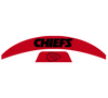 Kansas City Chiefs MIDI Mid Size SpeedFlex Football Helmet Front & Back Bumper Decal Set - Pick Color