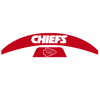 Kansas City Chiefs MIDI Mid Size SpeedFlex Football Helmet Front & Back Bumper Decal Set - Pick Color
