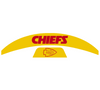 Kansas City Chiefs MIDI Mid Size SpeedFlex Football Helmet Front & Back Bumper Decal Set - Pick Color