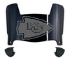 Kansas City Mini Football Helmet Visor Shield w/ Clips - PICK VISOR & LOGO COLOR