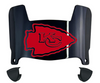 Kansas City Mini Football Helmet Visor Shield w/ Clips - PICK VISOR & LOGO COLOR