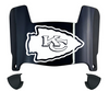 Kansas City Mini Football Helmet Visor Shield w/ Clips - PICK VISOR & LOGO COLOR