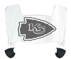 Kansas City Mini Football Helmet Visor Shield w/ Clips - PICK VISOR & LOGO COLOR