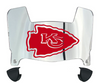 Kansas City Mini Football Helmet Visor Shield w/ Clips - PICK VISOR & LOGO COLOR
