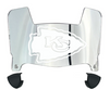 Kansas City Mini Football Helmet Visor Shield w/ Clips - PICK VISOR & LOGO COLOR