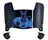 Kansas City Roos Mini Football Helmet Visor Shield w/ Clips - PICK VISOR & LOGO COLOR