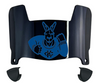 Kansas City Roos Mini Football Helmet Visor Shield w/ Clips - PICK VISOR & LOGO COLOR