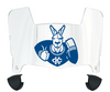 Kansas City Roos Mini Football Helmet Visor Shield w/ Clips - PICK VISOR & LOGO COLOR