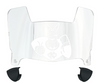 Kansas City Roos Mini Football Helmet Visor Shield w/ Clips - PICK VISOR & LOGO COLOR