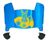 Kansas City Roos Mini Football Helmet Visor Shield w/ Clips - PICK VISOR & LOGO COLOR