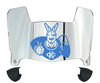 Kansas City Roos Mini Football Helmet Visor Shield w/ Clips - PICK VISOR & LOGO COLOR