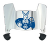 Kansas City Roos Mini Football Helmet Visor Shield w/ Clips - PICK VISOR & LOGO COLOR
