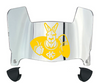 Kansas City Roos Mini Football Helmet Visor Shield w/ Clips - PICK VISOR & LOGO COLOR