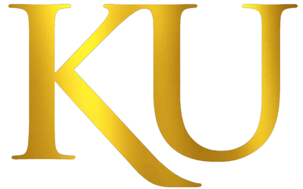 Kansas Jayhawks GOLD CHROME MIRROR KU Logo Premium DieCut Vinyl Decal PICK SIZE