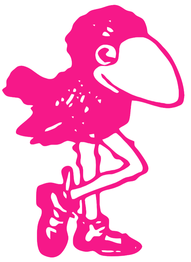 Kansas Jayhawks Hot Pink Retro Throwback Logo Premium DieCut Vinyl Decal PICK SIZE