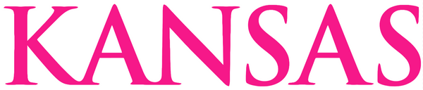 Kansas Jayhawks Hot Pink Team Name Logo Premium DieCut Vinyl Decal PICK SIZE