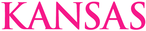Kansas Jayhawks Hot Pink Team Name Logo Premium DieCut Vinyl Decal PICK SIZE
