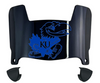 Kansas Jayhawks Mini Football Helmet Visor Shield w/ Clips - PICK VISOR & LOGO COLOR