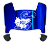 Kansas Jayhawks Mini Football Helmet Visor Shield w/ Clips - PICK VISOR & LOGO COLOR