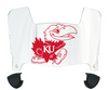 Kansas Jayhawks Mini Football Helmet Visor Shield w/ Clips - PICK VISOR & LOGO COLOR