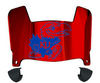 Kansas Jayhawks Mini Football Helmet Visor Shield w/ Clips - PICK VISOR & LOGO COLOR