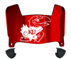 Kansas Jayhawks Mini Football Helmet Visor Shield w/ Clips - PICK VISOR & LOGO COLOR