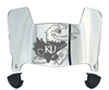 Kansas Jayhawks Mini Football Helmet Visor Shield w/ Clips - PICK VISOR & LOGO COLOR