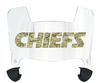 Kansas City Limited Edition Mini Football Helmet Visor Shield w/ Clips - PICK VISOR & LOGO COLOR
