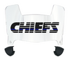 Kansas City Limited Edition Mini Football Helmet Visor Shield w/ Clips - PICK VISOR & LOGO COLOR