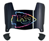 Kansas City Limited Edition Mini Football Helmet Visor Shield w/ Clips - PICK VISOR & LOGO COLOR