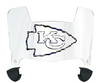 Kansas City Limited Edition Mini Football Helmet Visor Shield w/ Clips - PICK VISOR & LOGO COLOR