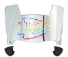 Kansas City Limited Edition Mini Football Helmet Visor Shield w/ Clips - PICK VISOR & LOGO COLOR